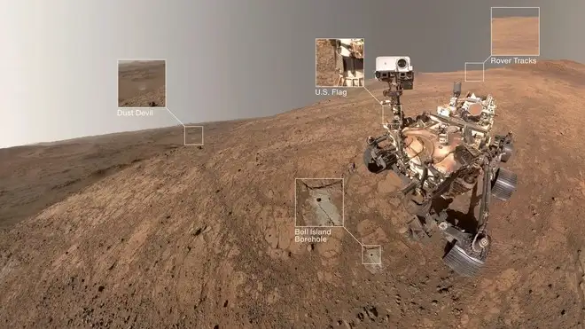 Fulmini nei diavoli di polvere: un rischio per i rover su Marte