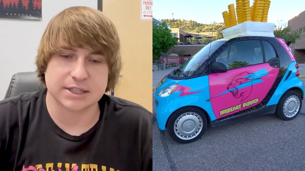 Matthew Beem explains how his custom Beast Burger car earned him MrBeast’s respect