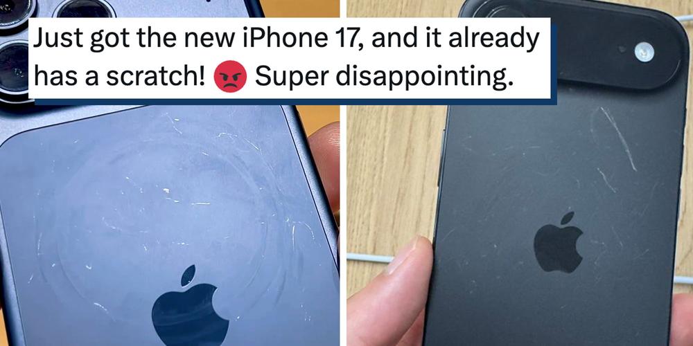 “Shame on you!”: Apple fans furious as “Scratchgate” makes the iPhone 17 look old in days