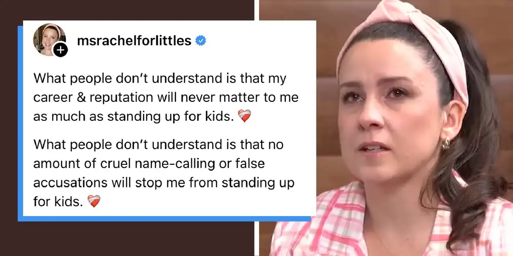 Backlash isn’t scaring Ms. Rachel—now fans are calling her “our Mr. Rogers”