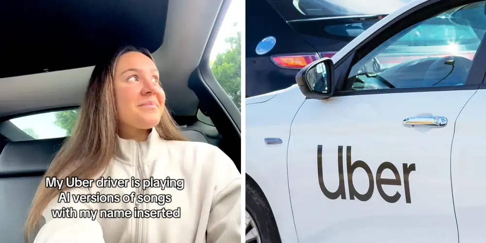“This would send me into psychosis”: Woman gets into Uber ride. Then the driver starts playing AI versions of songs with her name