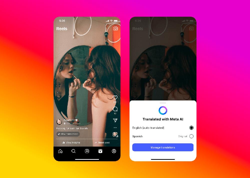 Meta’s AI translation tool can dub your Instagram videos
