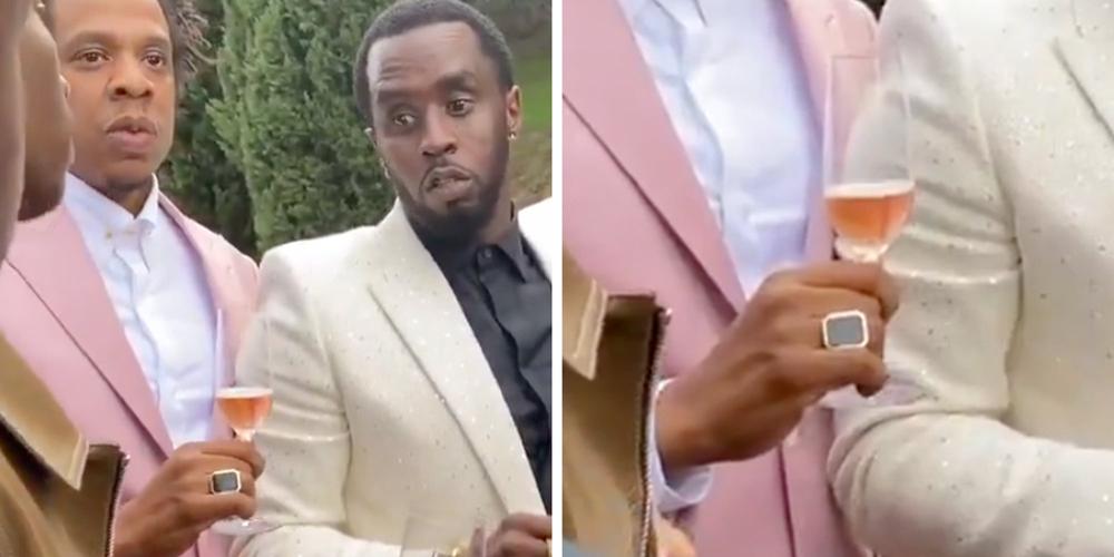 “He’s recording people”: Conspiracy theory claims Jay-Z wore a camera ring at a party with Diddy