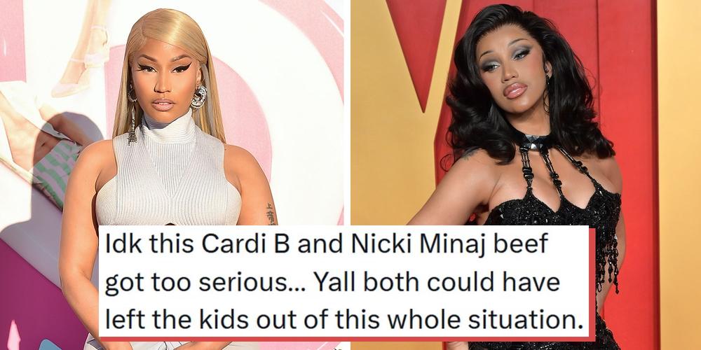 “Just throw hands”: Cardi B and Nicki Minaj’s beef gets ugly as they drag each other’s kids