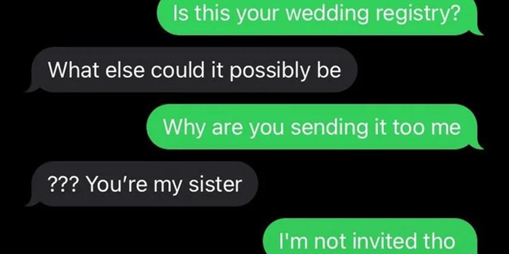 The internet sides with teen banned from sister’s “childfree” wedding who was asked to send a gift