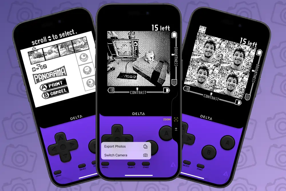 The creator of the Delta emulator made a Game Boy Camera-style app for your iPhone