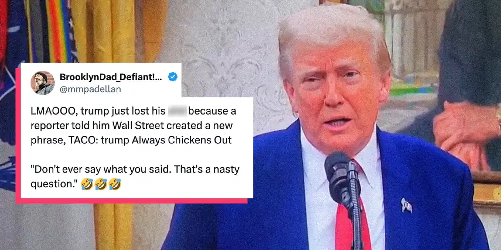 Wall Street’s “TACO” nickname enrages Trump at press briefing. Now everyone’s making the same joke