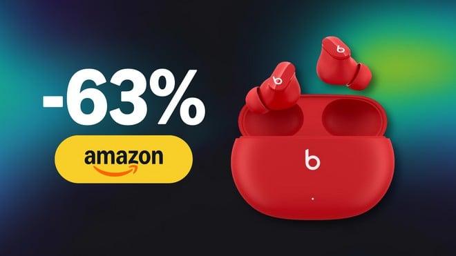 Beats Studio Buds, -63% su Amazon: nuovo minimo storico per gli auricolari con ANC