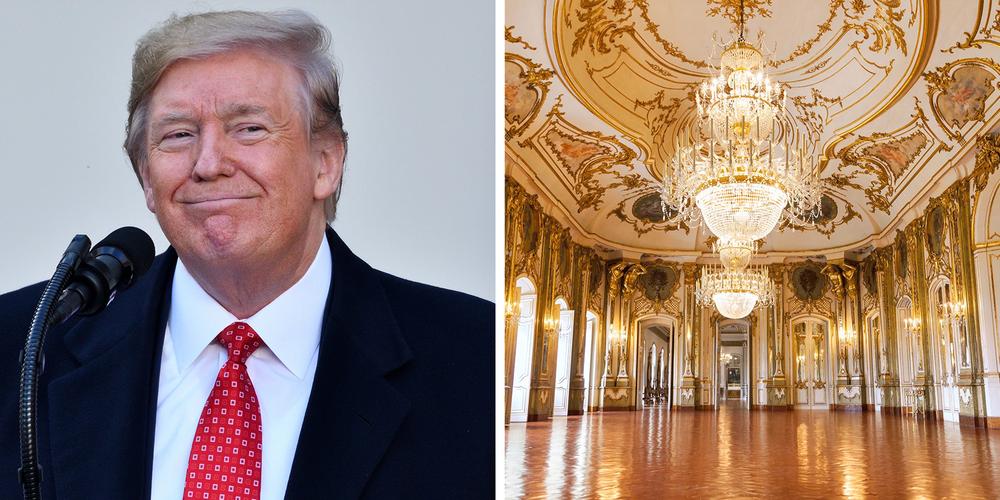 “Let them eat cake”: Trump unveils $200 million gold ballroom plan after cutting health insurance for millions