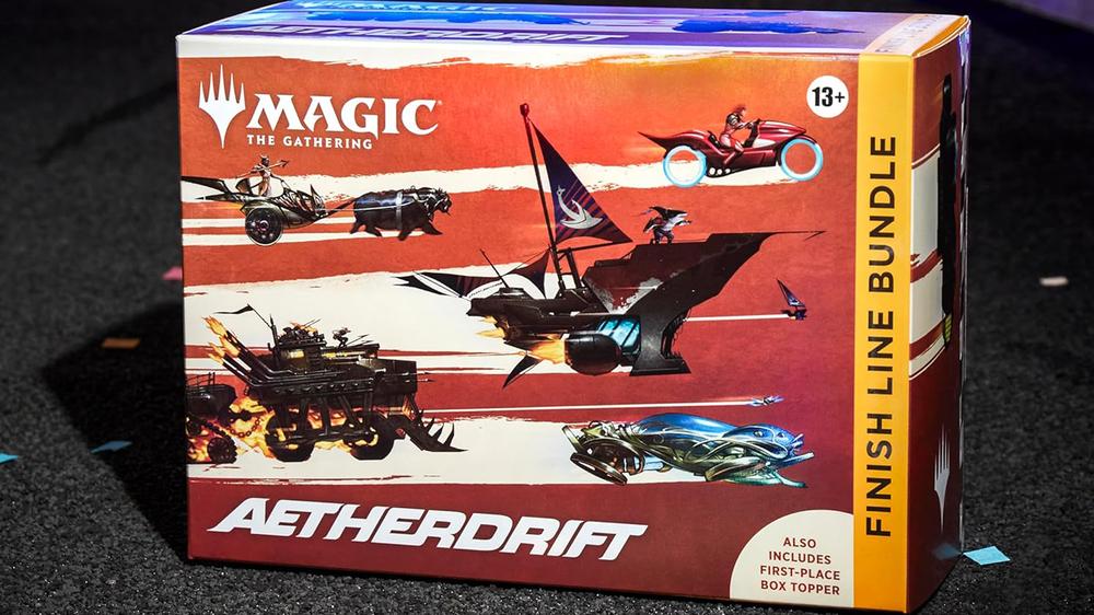 MTG Aetherdrift Finish Line Bundle Scores a Massive Discount on Amazon Today, But It's Selling Out Fast