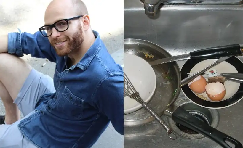 Roommate Left Scrambled Eggs in the Sink Drain in Case You Want Any
