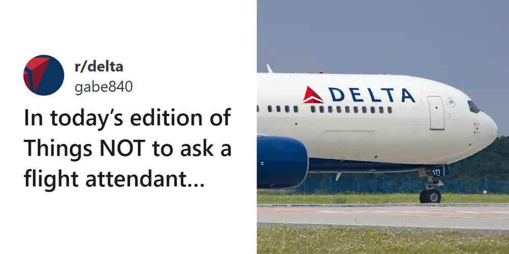 “How to get on the no fly list”: Delta passenger in seat 1B asks flight attendant a question. Then he gets reported as suspicious