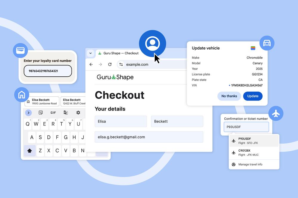 Chrome can now autofill details from your Google account