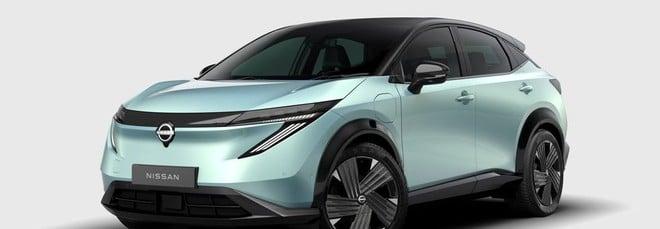 Nissan Ariya 2026, prime foto del restyling: nuovo look e più tecnologia