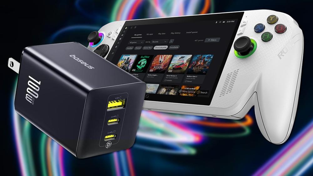 The $22 Baseus 100W USB-C Charger Will Fast Charge Even the Most Powerful Gaming Handheld PCs
