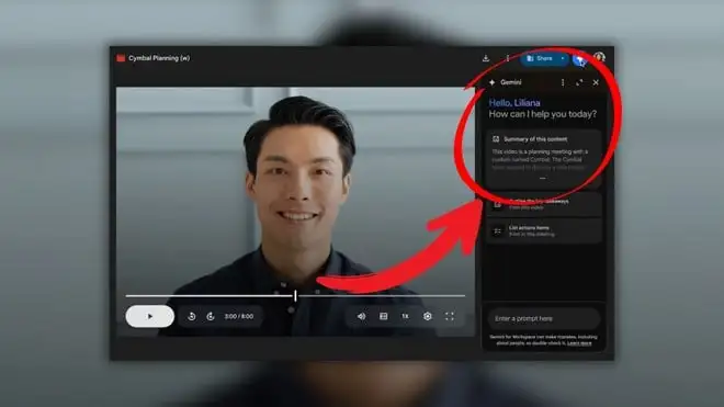 Gemini invade Google Drive: a breve potrà analizzare i video