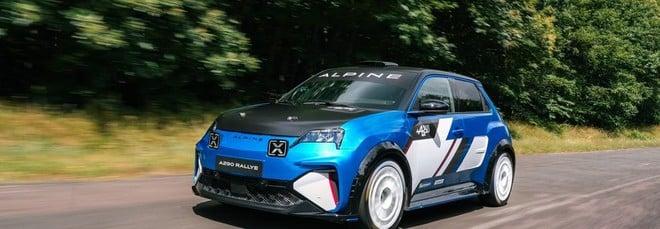 Alpine A290 diventa un'auto da rally elettrica