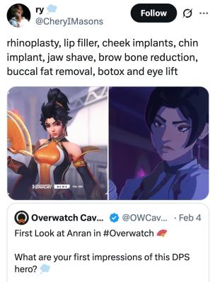 “This is a hill worth dying on”: Voice actor behind Anran in “Overwatch” responds to character’s controversial new design