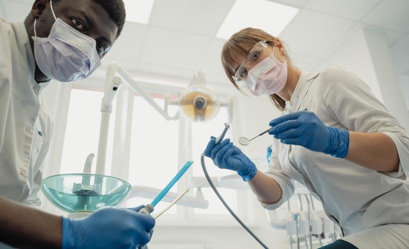 Lucky Her! Tooth Getting Drilled