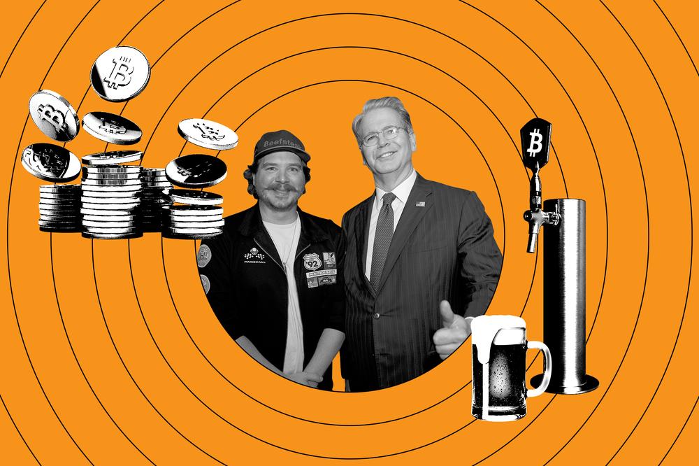 Bitcoin does cultural diplomacy in a dive bar