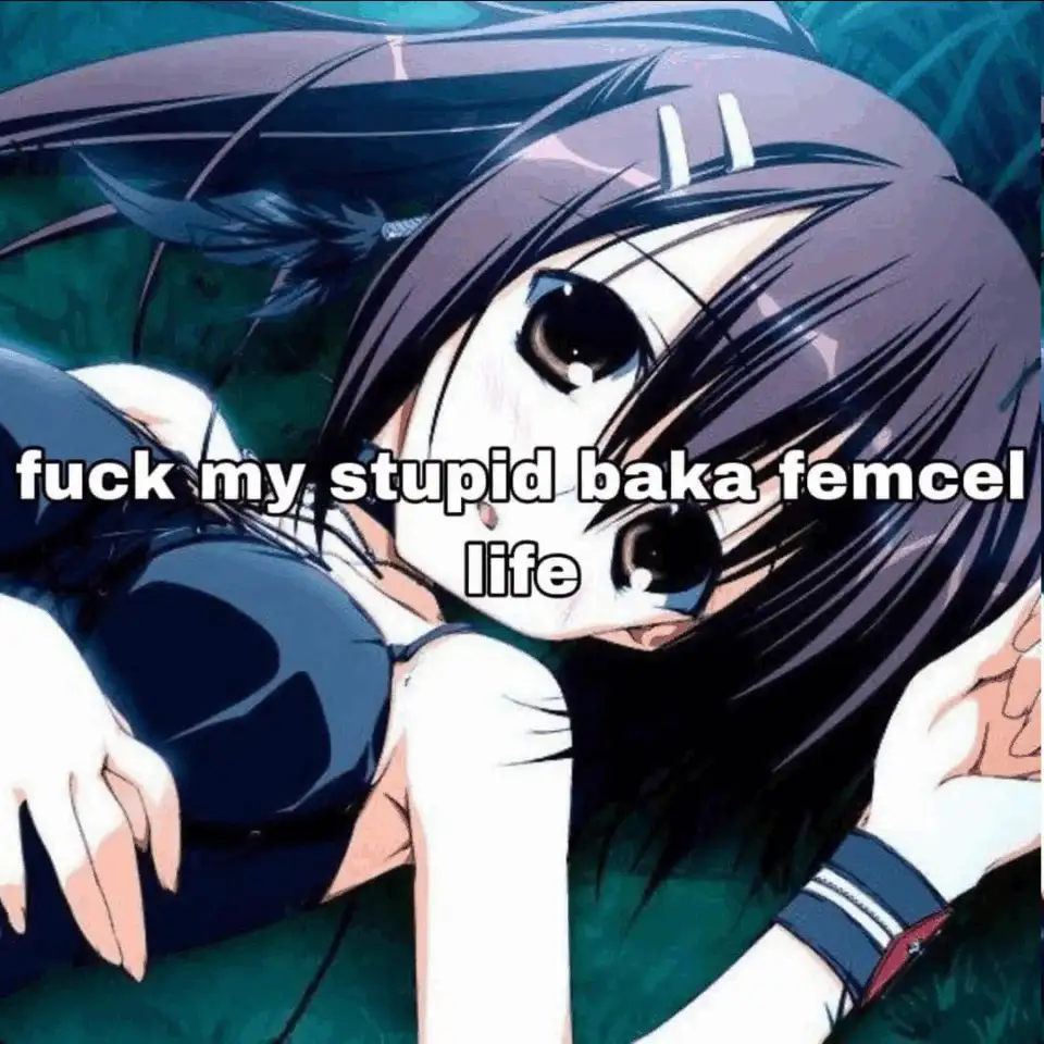 “fuck my stupid baka femcel life” — “fanculo la mia stupida vita baka femcel”