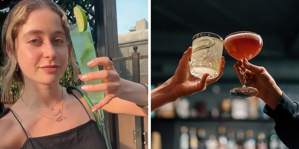 “Why would I not want to put down my drink?”: Woman goes to bar, orders Aperol Spritz. Then she looks at the glass