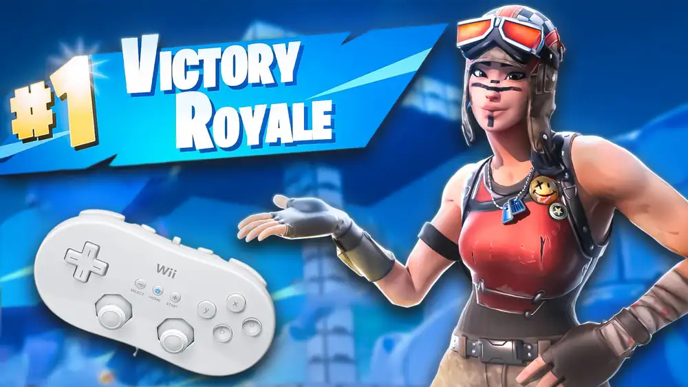 Fortnite player gets a victory royale with a 2006 Wii controller