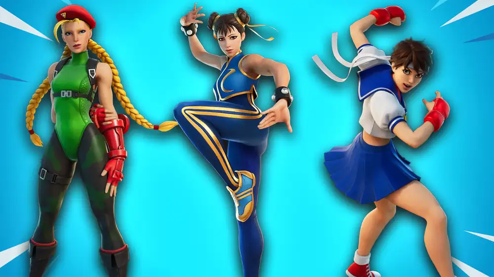 Fortnite x Street Fighter skins 2025: Chun-li, Cammy, Ryu & more