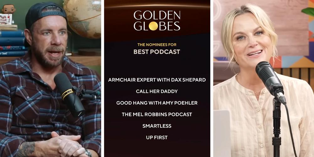 “It doesn’t belong”: People are absolutely baffled at the  Golden Globes adding a Best Podcast category