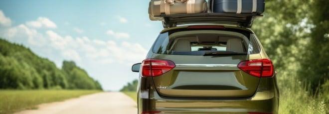 In vacanza con l'auto, bagagli sul tetto: cosa dice il codice della strada?
