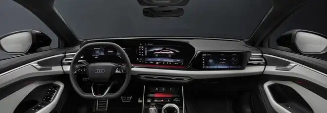 Nuova Audi A6: interni e bagagliaio della sesta generazione
