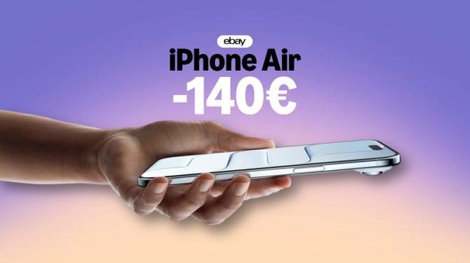 iPhone Air già in sconto: risparmia 140€ e paga in 3 rate