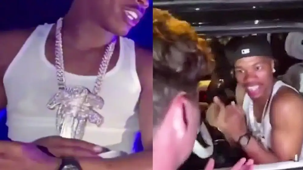 Lil Baby ‘snatches’ Jack Doherty’s $200,000 chain at the club and drives off