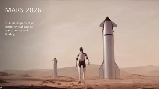 Elon Musk punta a Marte nel 2026: “Chance al 50%, ma ci proviamo”