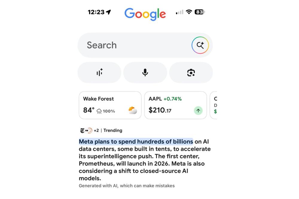 Google’s Discover page now summarizes news with AI