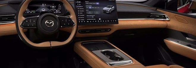 Mazda 6e, interni e tecnologia della nuova berlina elettrica