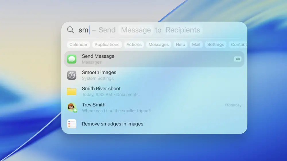Apple’s Spotlight upgrades look like a power-user dream