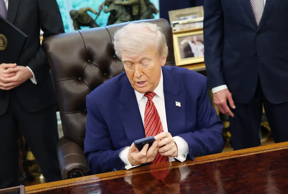 Why is the President selling me phone service now?