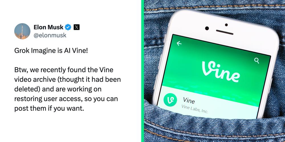 “We’re staying on TikTok I fear”: Elon Musk announced that he’s restoring the Vine video archives, but users wonder why