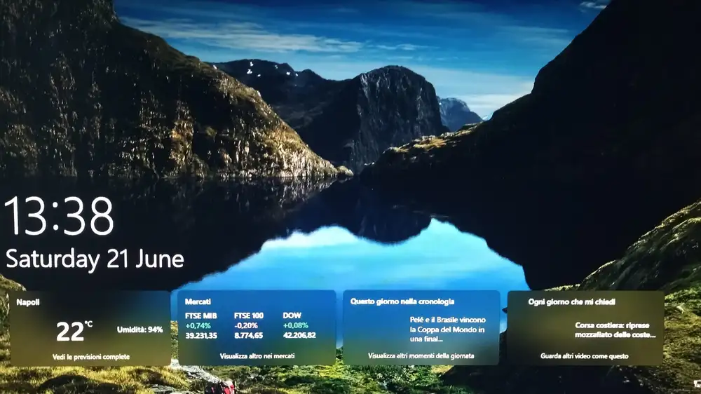 windows sul blocco e il momento iconoclasta
