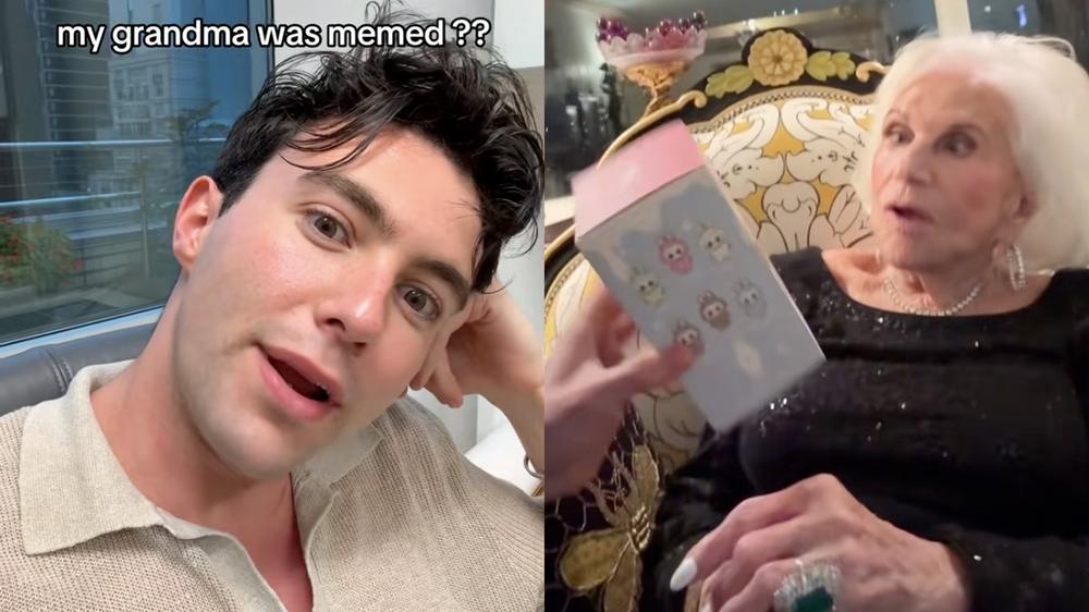 Grandson confused after 102-year-old “Labubu Grandma” memes go viral