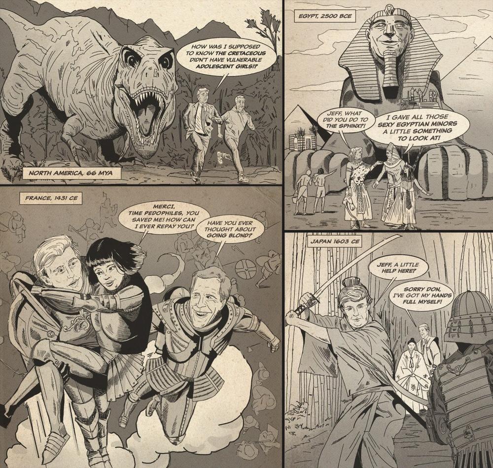 Trump Denies Writing 36-Volume Comic Titled ‘Don And Jeff: Time Pedophiles