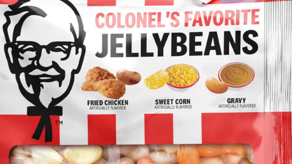 KFC is actually releasing jelly beans that taste like fried chicken, corn and gravy