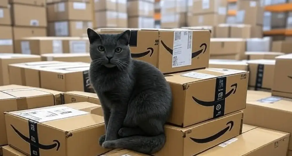 Teologo felino rivela: “Paradiso dei gatti è deposito scatole di Amazon”