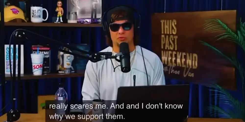 Theo Von criticizes U.S. support for Israel: “We have suffering here at home”
