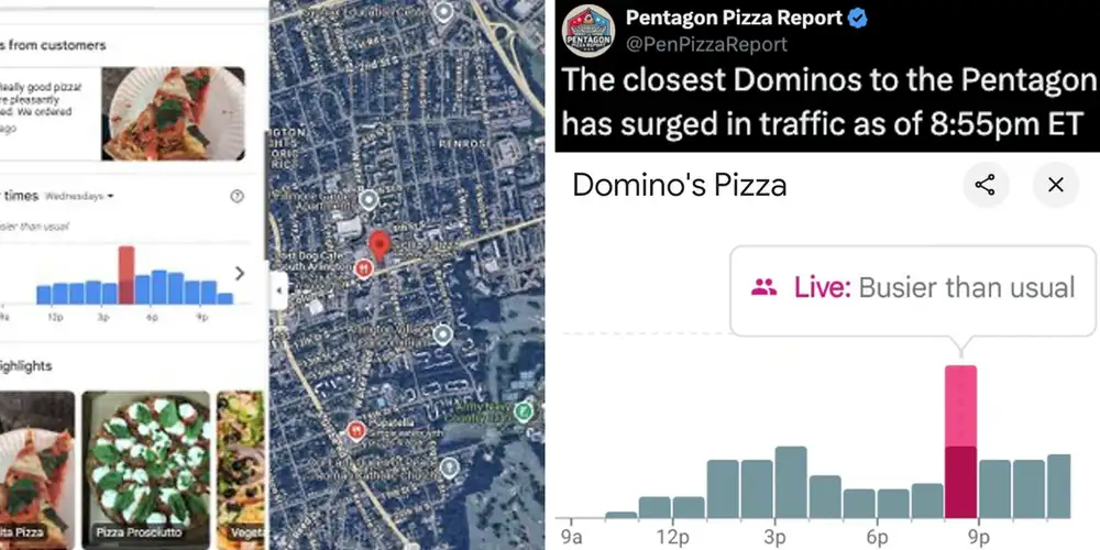 Why the internet thinks pizza orders warned us about Israel’s attack on Iran