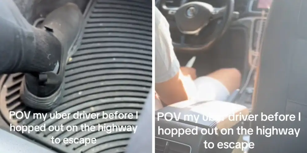 “Blessed to be alive”: Woman flees moving Uber after driver pulls out a knife and starts twirling it