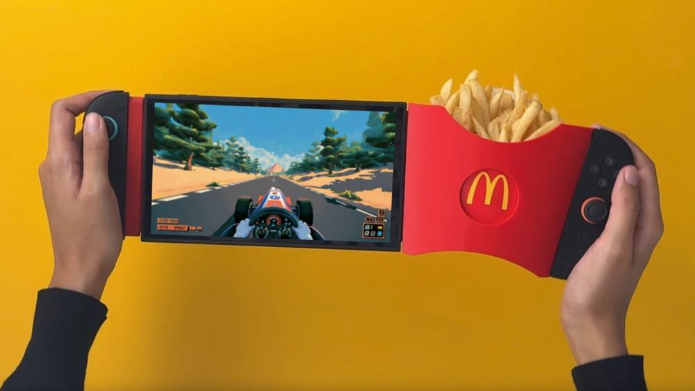 Bizzare Switch 2 accessory lets you eat McDonald’s fries mid-game with ease