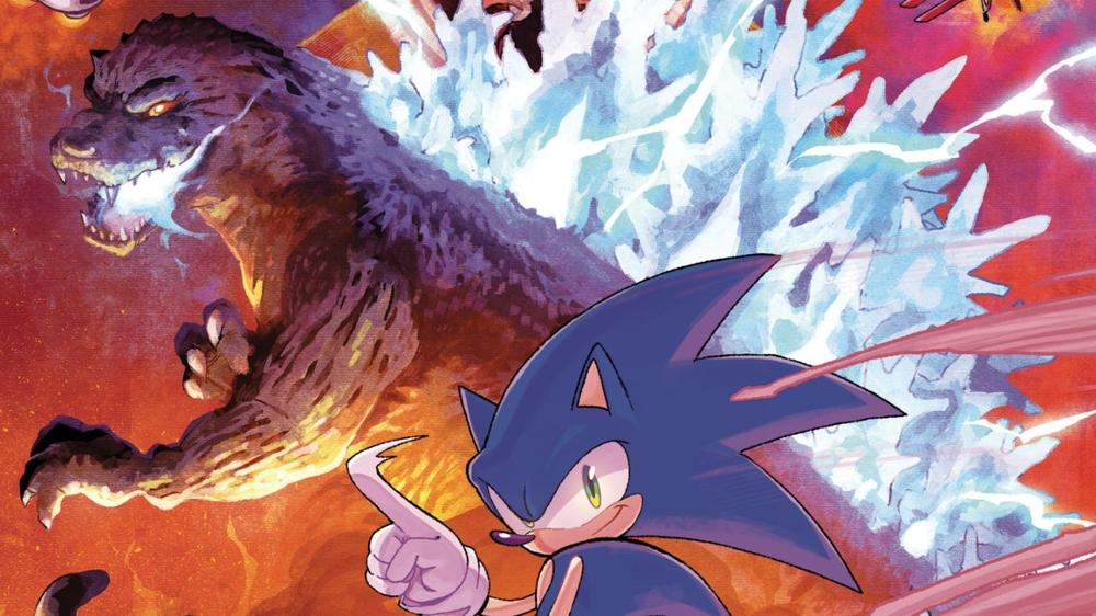 Team Sonic Faces Its Biggest Threat Ever in Sonic the Hedgehog X Godzilla Crossover