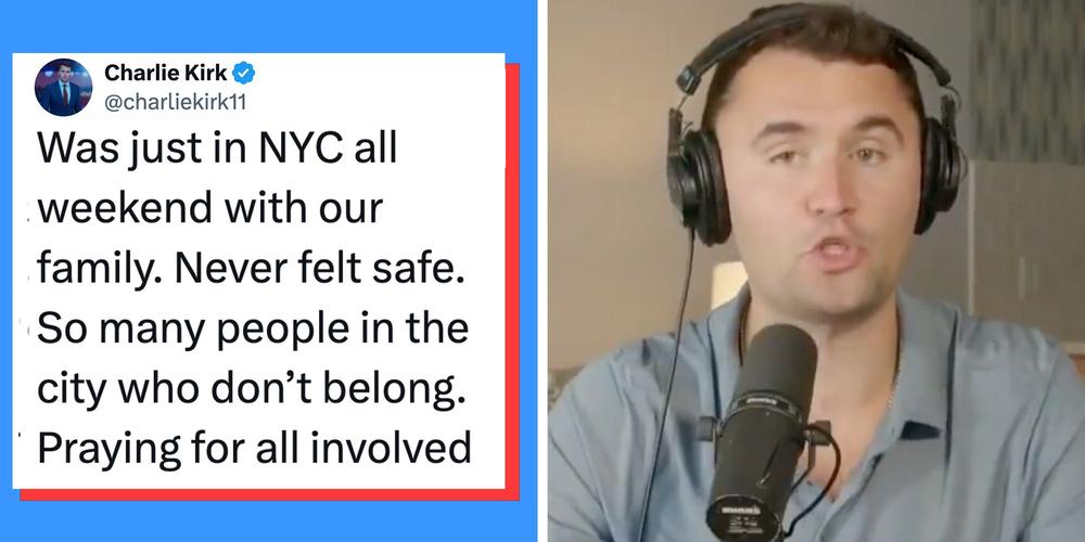 “Sounds like who didn’t belong was you”: Charlie Kirk blasted for blaming deadly NYC shooting on diversity